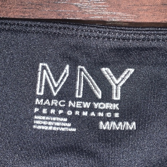 Marc New York Black Performance Cropped Leggings, sz Medium - Picture 4 of 7